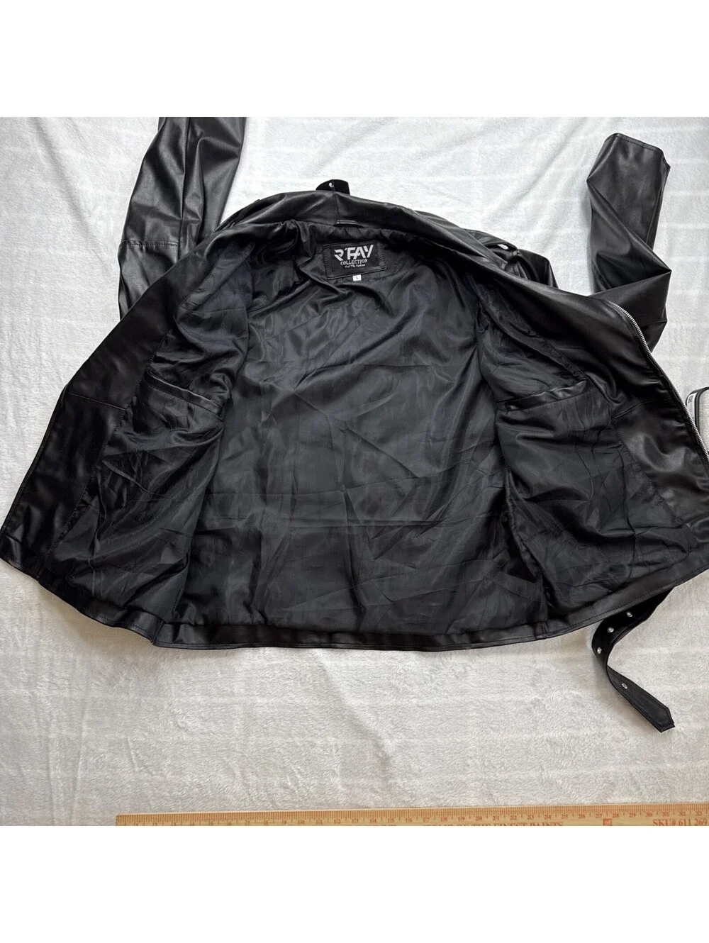 Jacket Faux Leather Serpents Riverdale Southside Side South Black Biker L